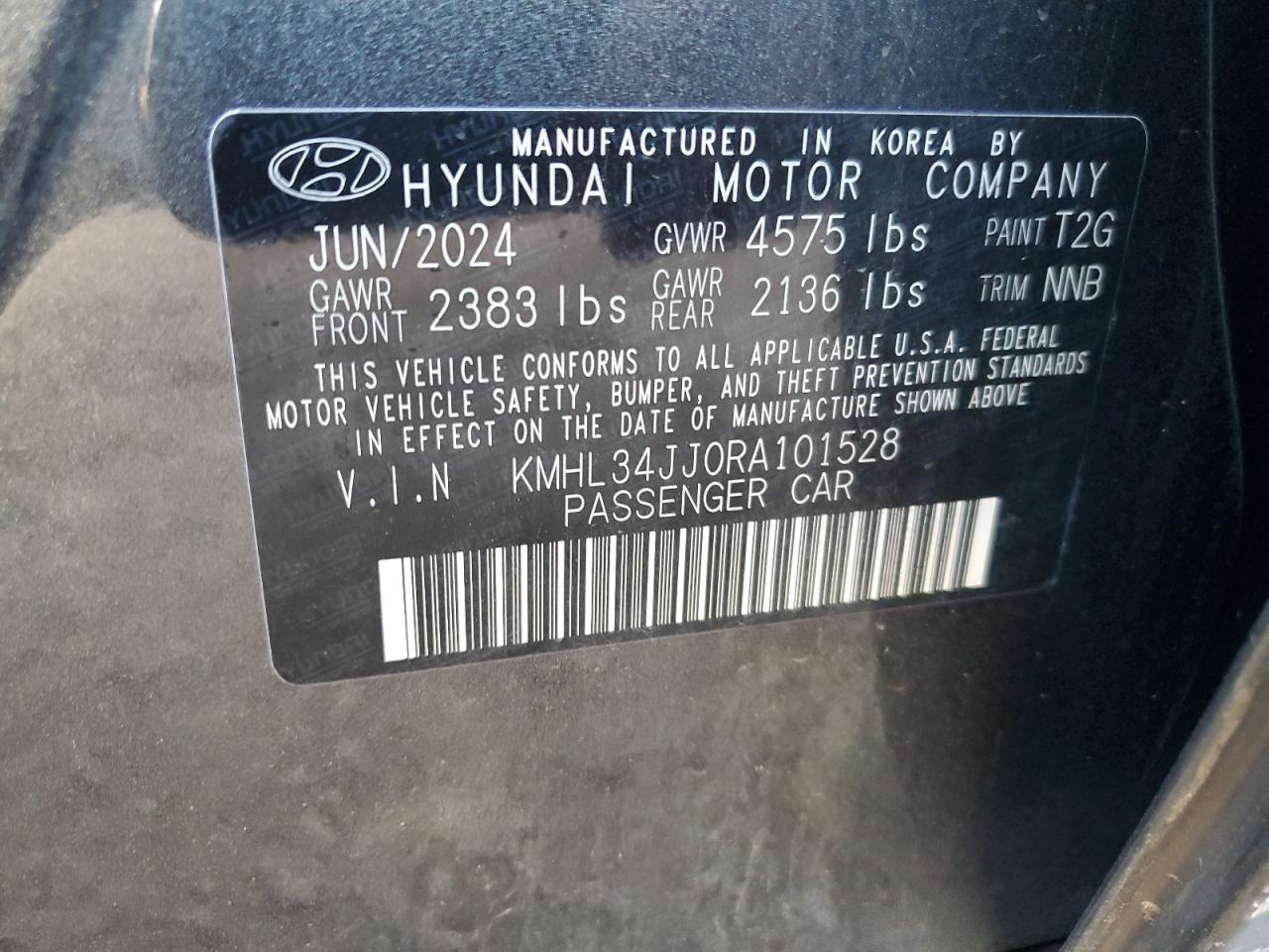 2024 HYUNDAI SONATA HYBRID photo 13