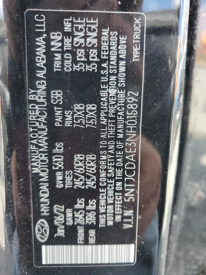 2022 HYUNDAI SANTA CRUZ SEL photo 34