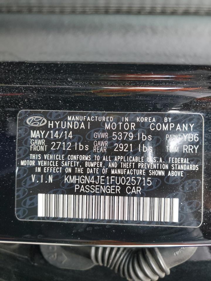 2015 HYUNDAI GENESIS 3.8L photo 23