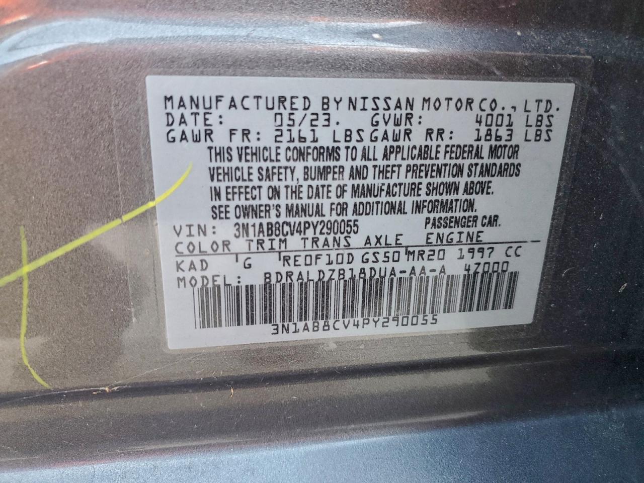 2023 NISSAN SENTRA SV photo 23