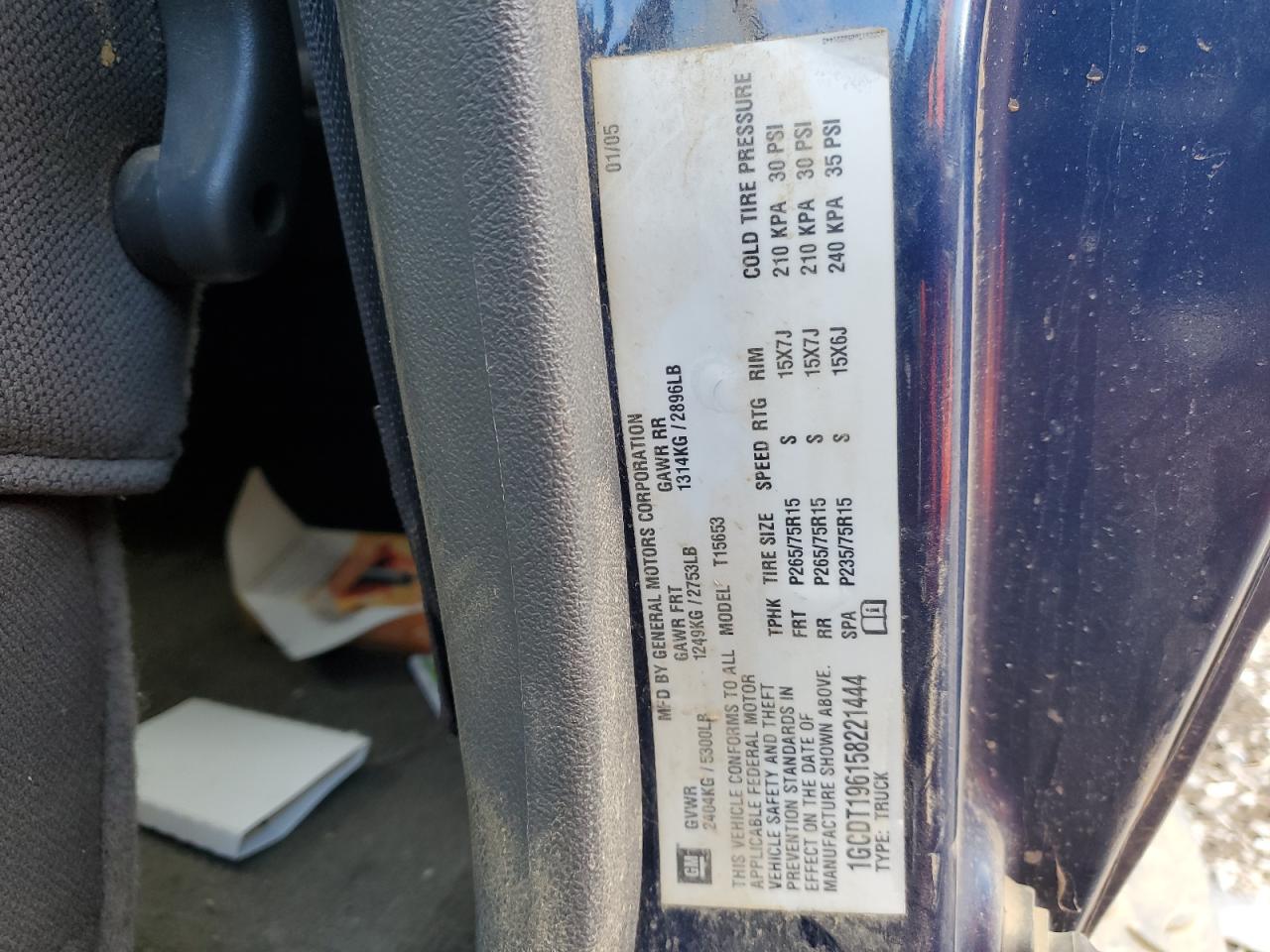 2005 CHEVROLET COLORADO photo 23