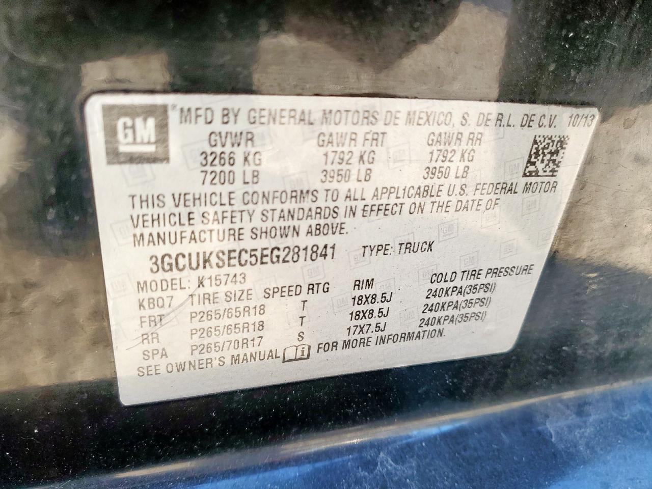 2014 CHEVROLET SILVERADO K1500 LTZ photo 13