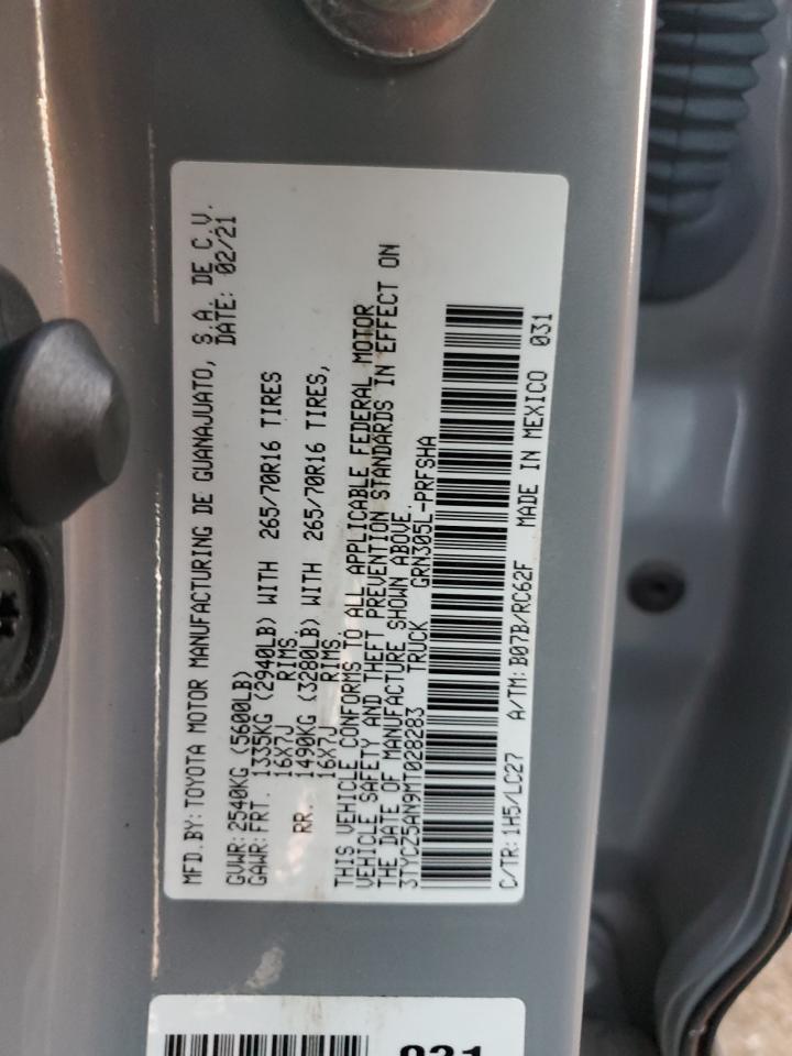 2021 TOYOTA TACOMA DOUBLE CAB photo 13