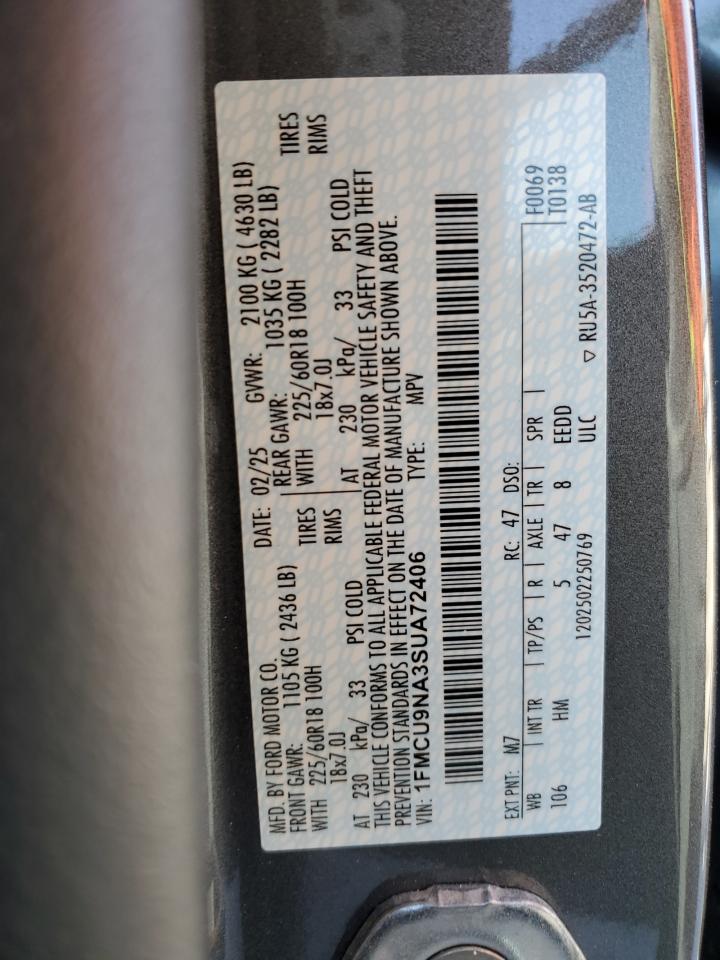 2025 FORD ESCAPE ST LINE SELECT photo 13