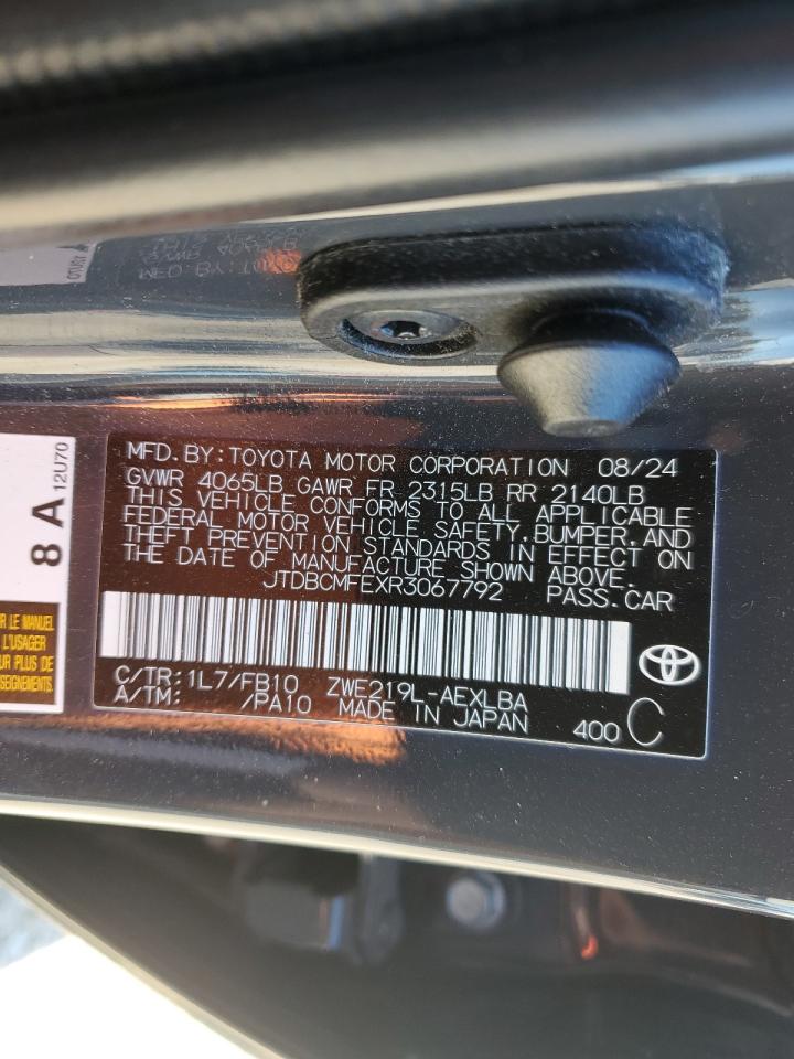 2024 TOYOTA COROLLA LE photo 12