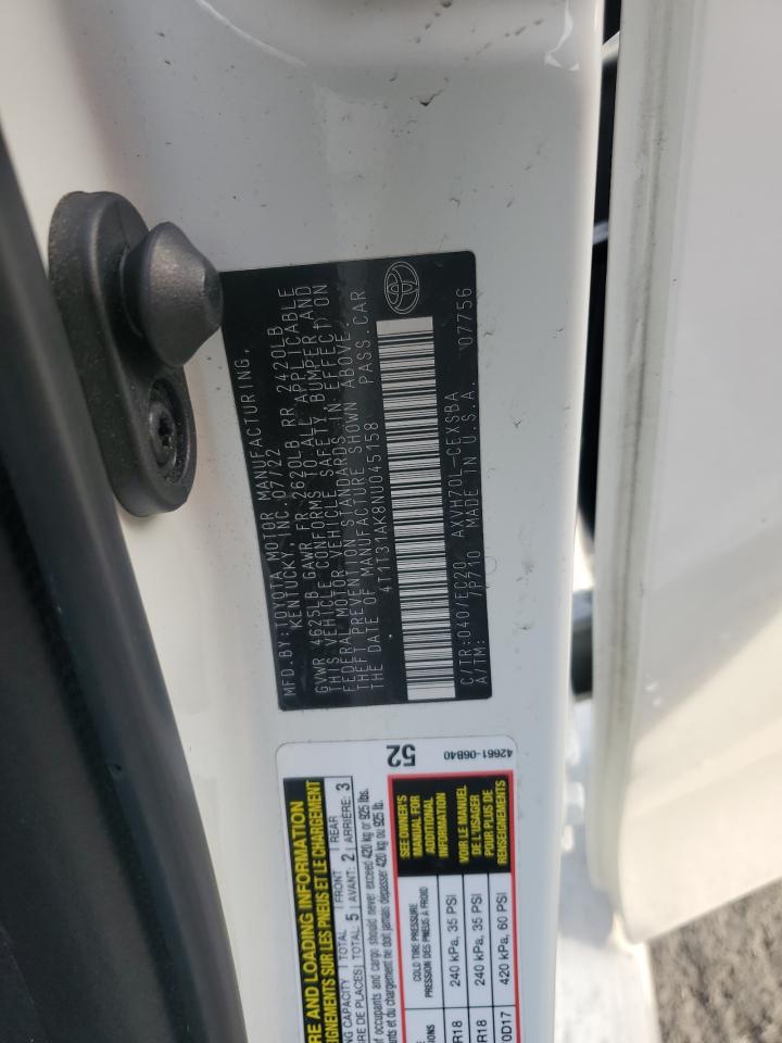 2022 TOYOTA CAMRY NIGHT SHADE photo 12