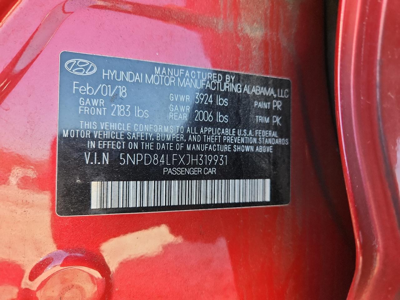 2018 HYUNDAI ELANTRA SEL photo 23