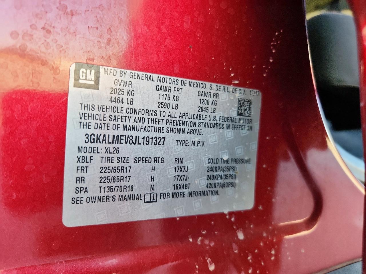 2018 GMC TERRAIN SLE photo 12