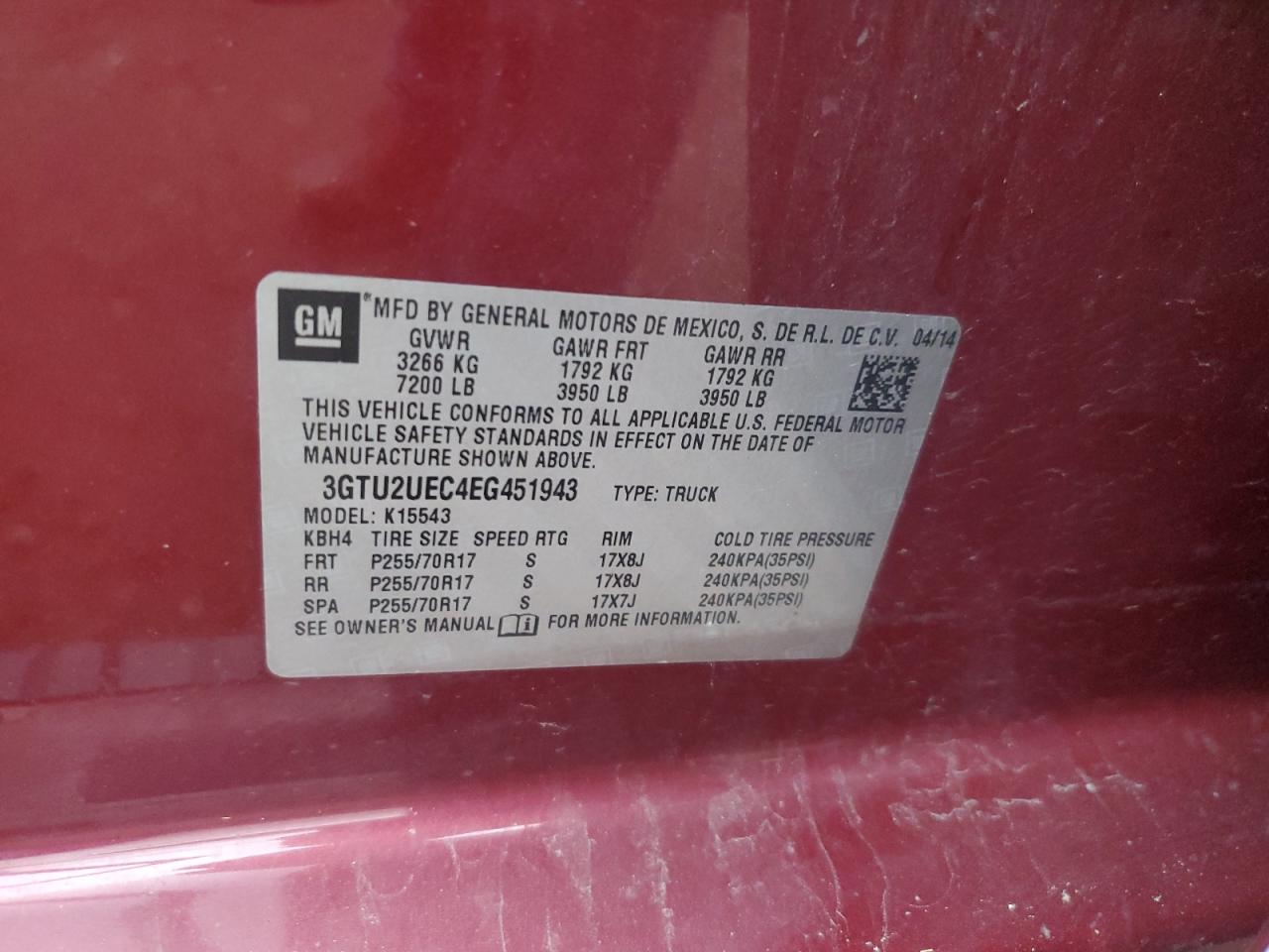 2014 GMC SIERRA K1500 SLE photo 23