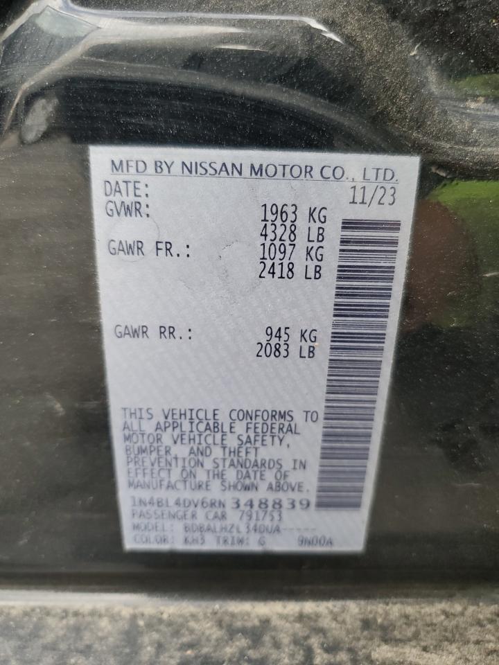 2024 NISSAN ALTIMA SV photo 12