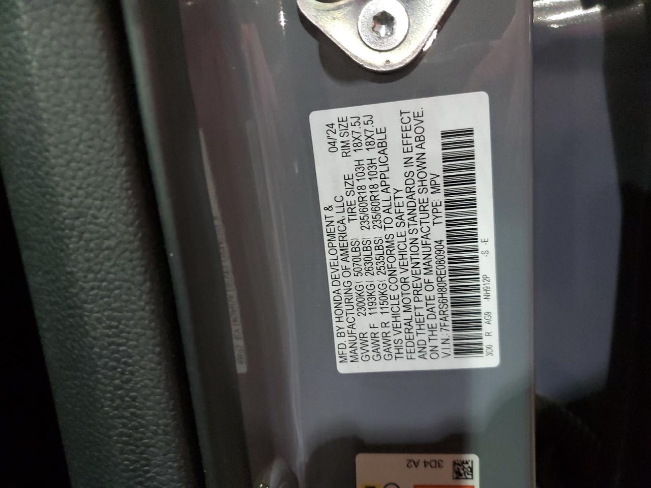 2024 HONDA CR-V SPORT-L photo 25