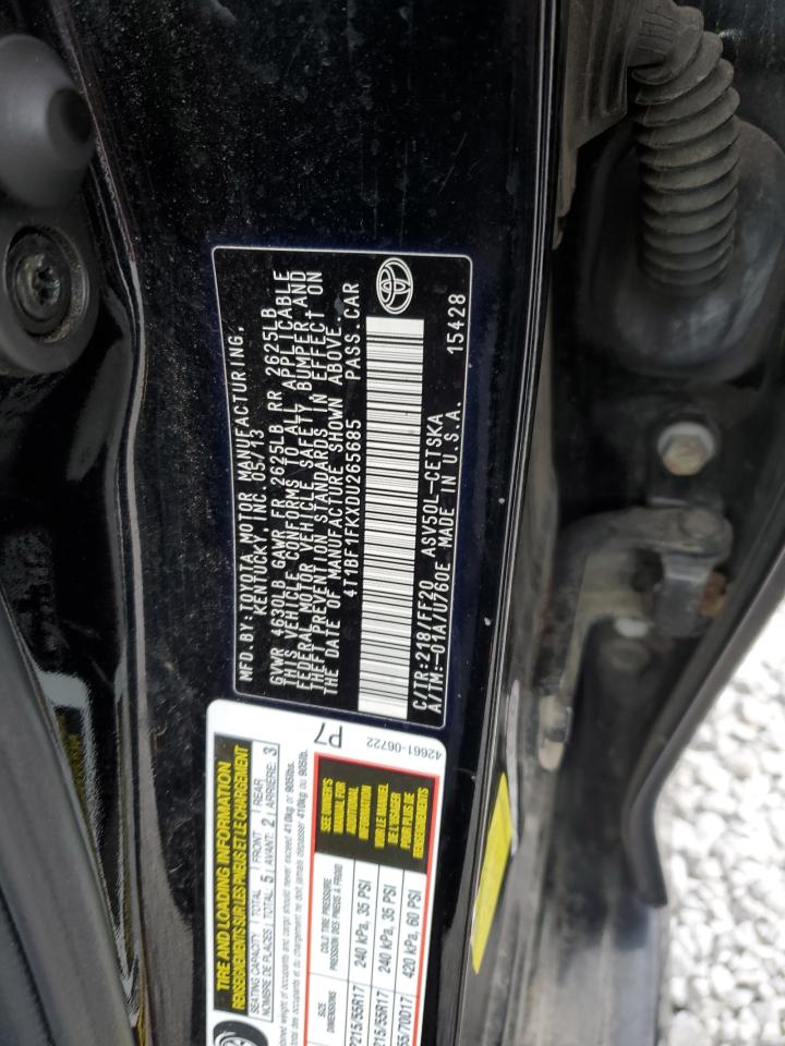 2013 TOYOTA CAMRY SE photo 12