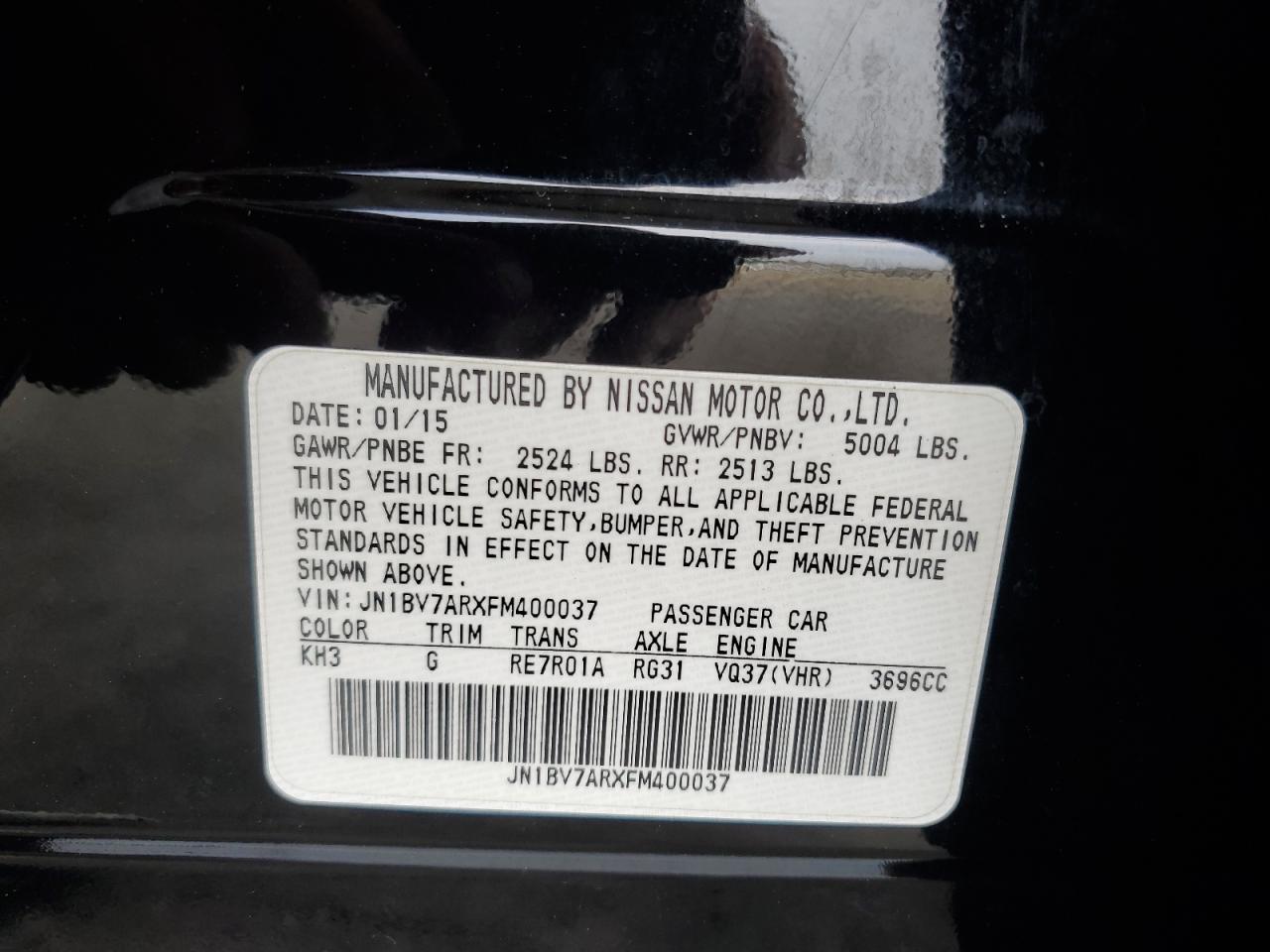 2015 INFINITI Q50 BASE photo 23