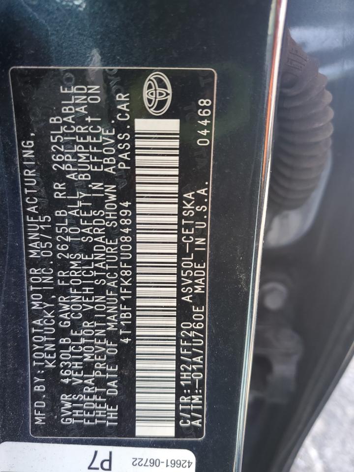 2015 TOYOTA CAMRY photo 23