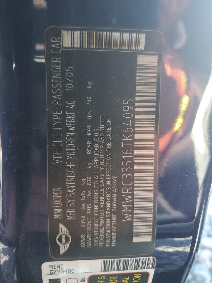 2006 MINI COOPER photo 13