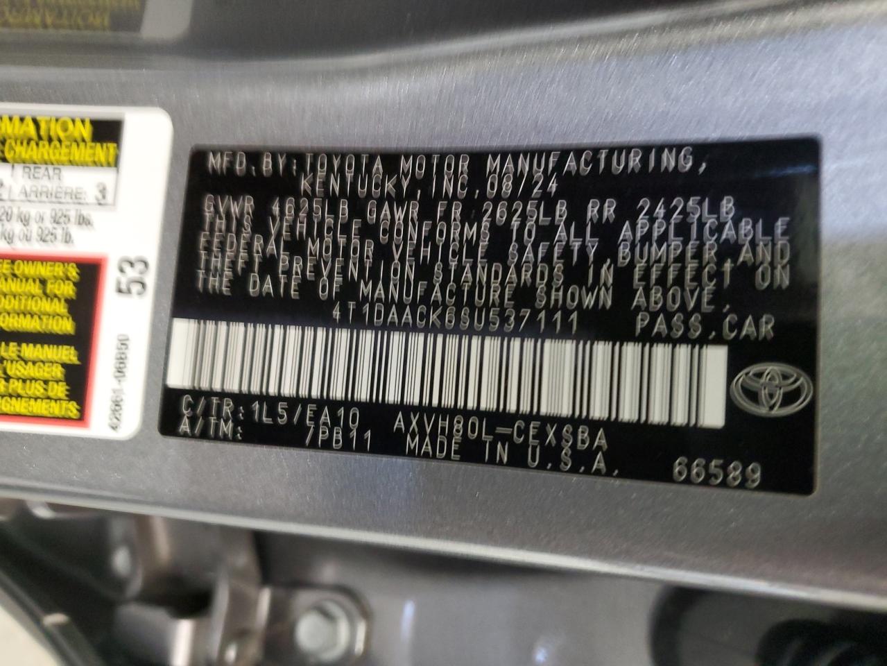 2025 TOYOTA CAMRY XSE photo 13