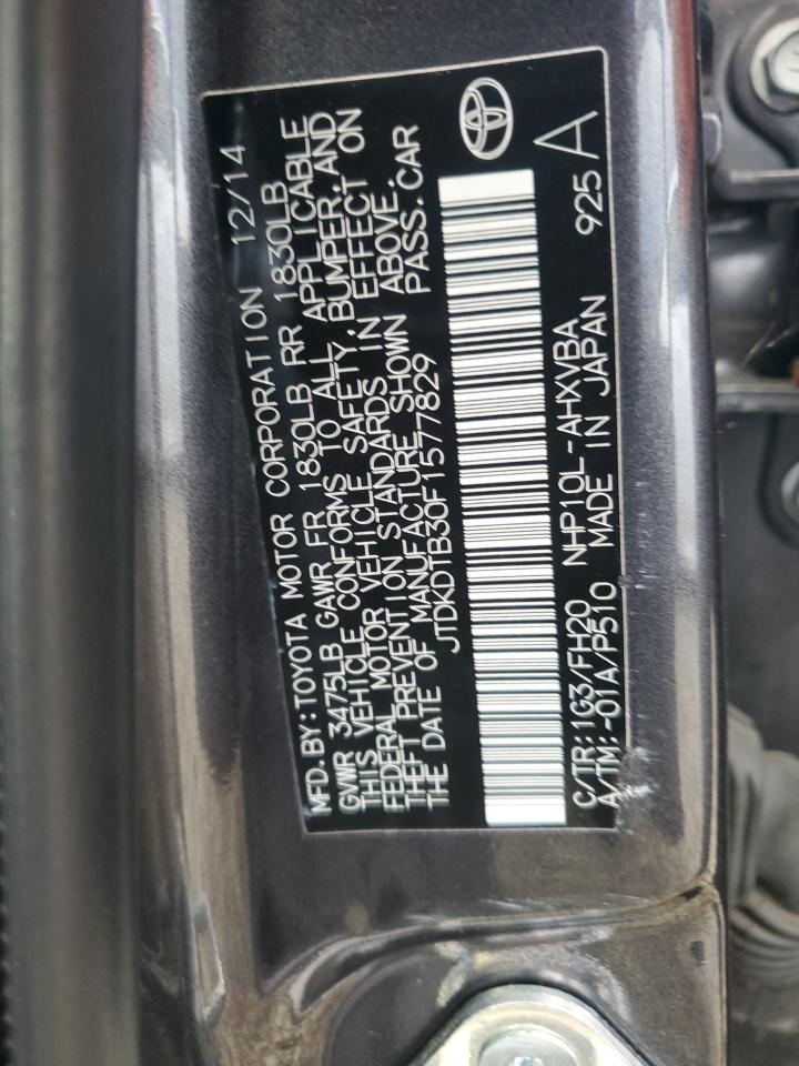 2015 TOYOTA PRIUS C photo 12