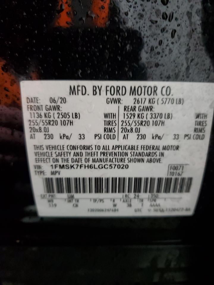2020 FORD EXPLORER LIMITED photo 25