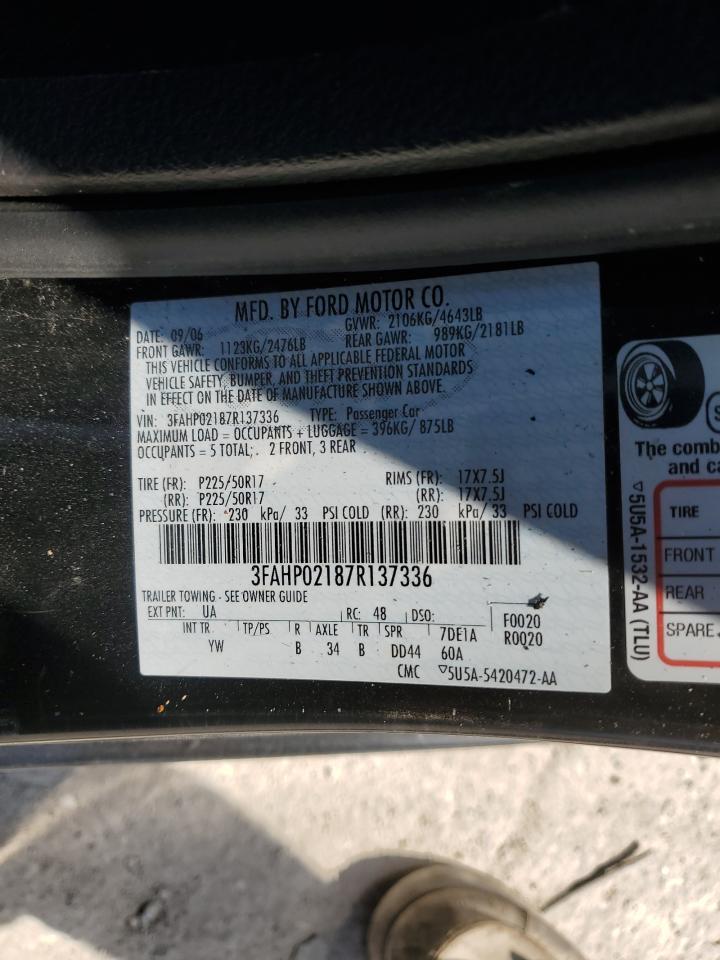 2007 FORD FUSION SEL photo 23