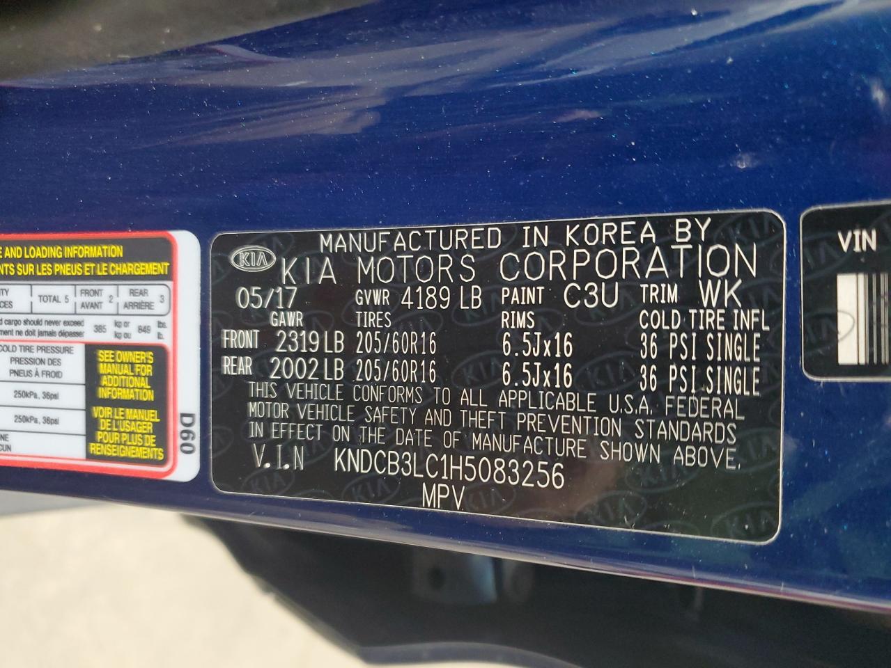 2017 KIA NIRO FE photo 13