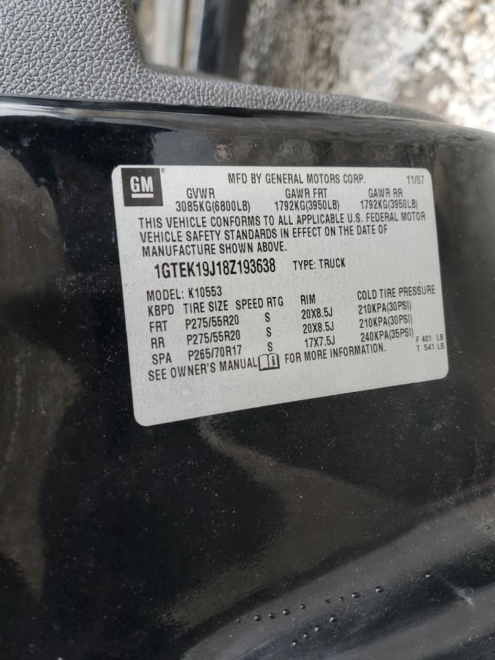 2008 GMC SIERRA K1500 photo 12