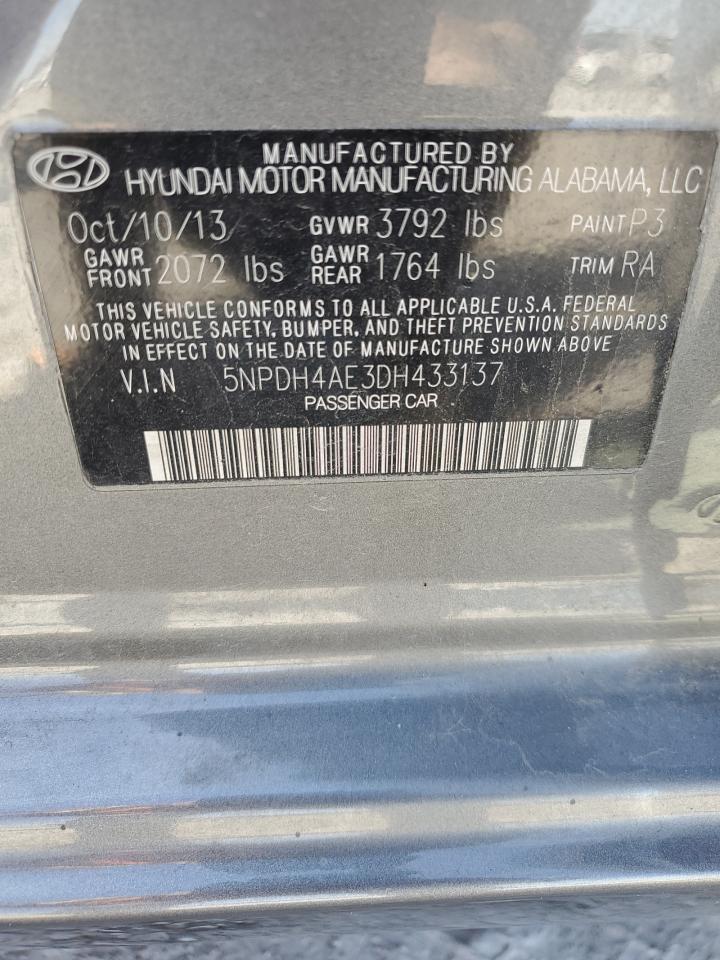 2013 HYUNDAI ELANTRA GLS photo 12