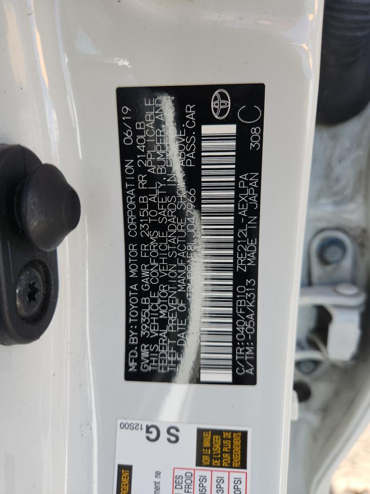 2020 TOYOTA COROLLA LE photo 12