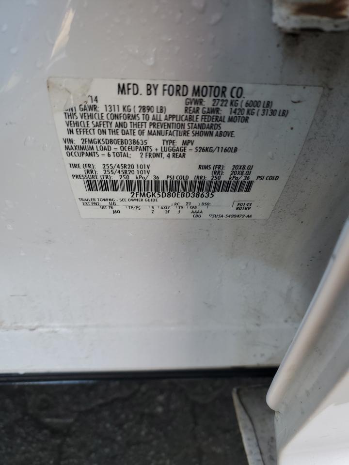 2014 FORD FLEX LIMITED photo 13
