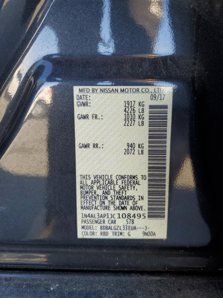 2018 NISSAN ALTIMA 2.5 photo 12