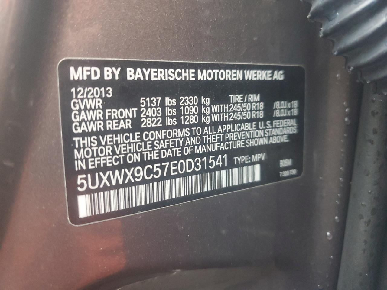 2014 BMW X3 XDRIVE28I photo 25