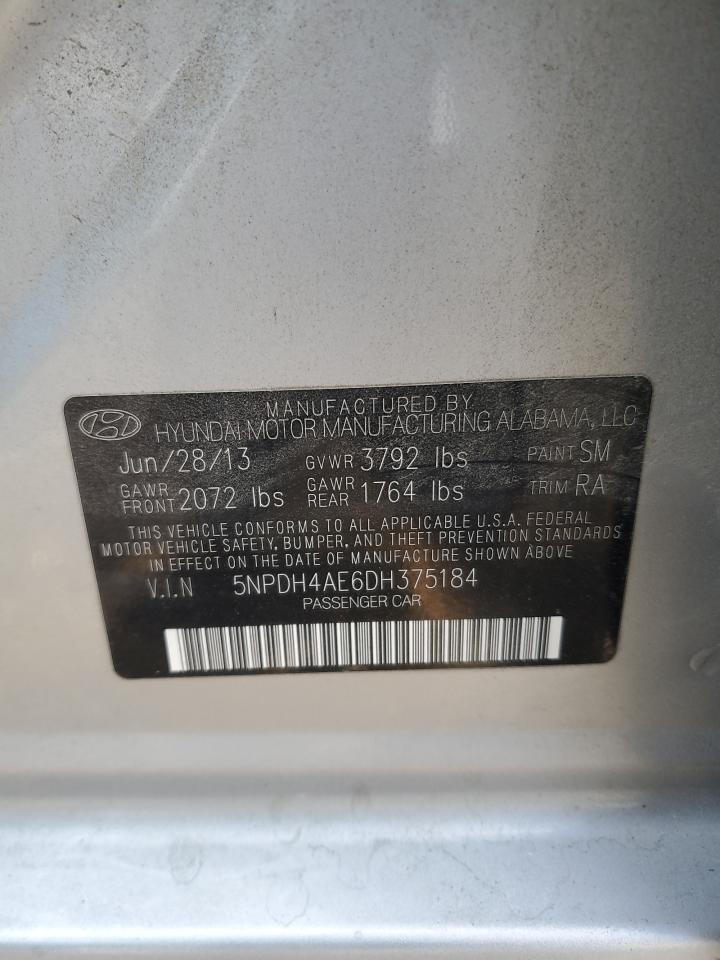 2013 HYUNDAI ELANTRA GLS photo 13