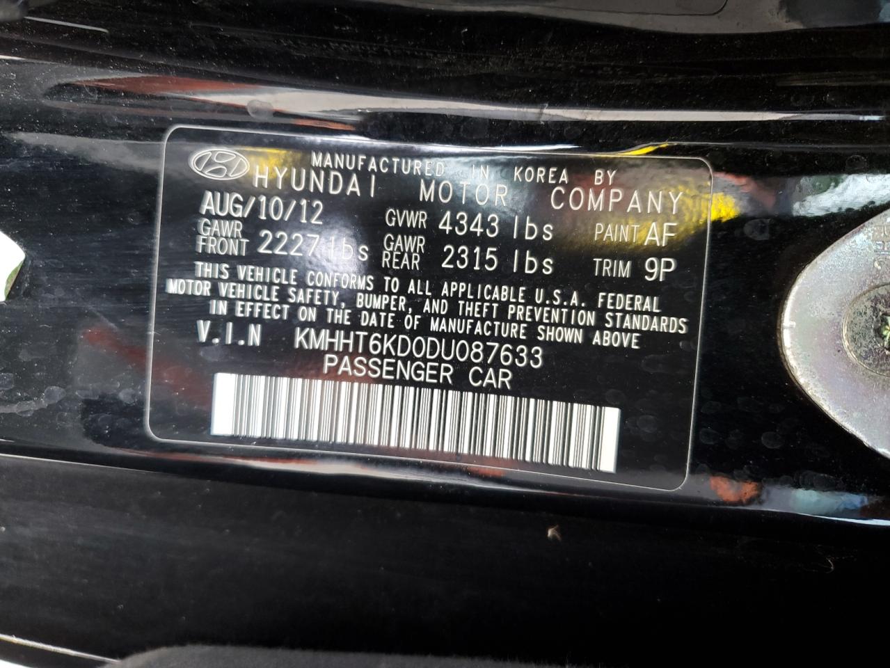 2013 HYUNDAI GENESIS COUPE 2.0T PREMIUM photo 34