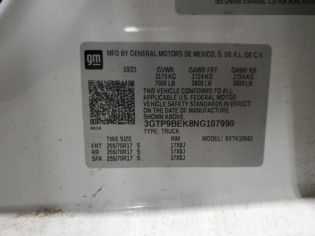 2022 GMC SIERRA LIMITED K1500 SLE photo 45