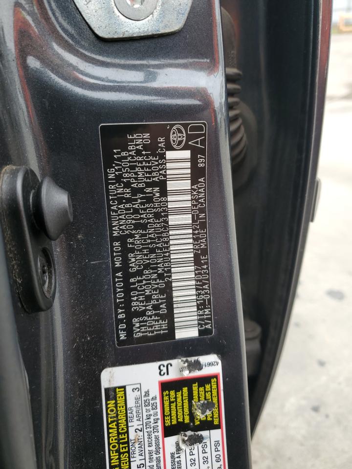 2011 TOYOTA COROLLA BASE photo 13