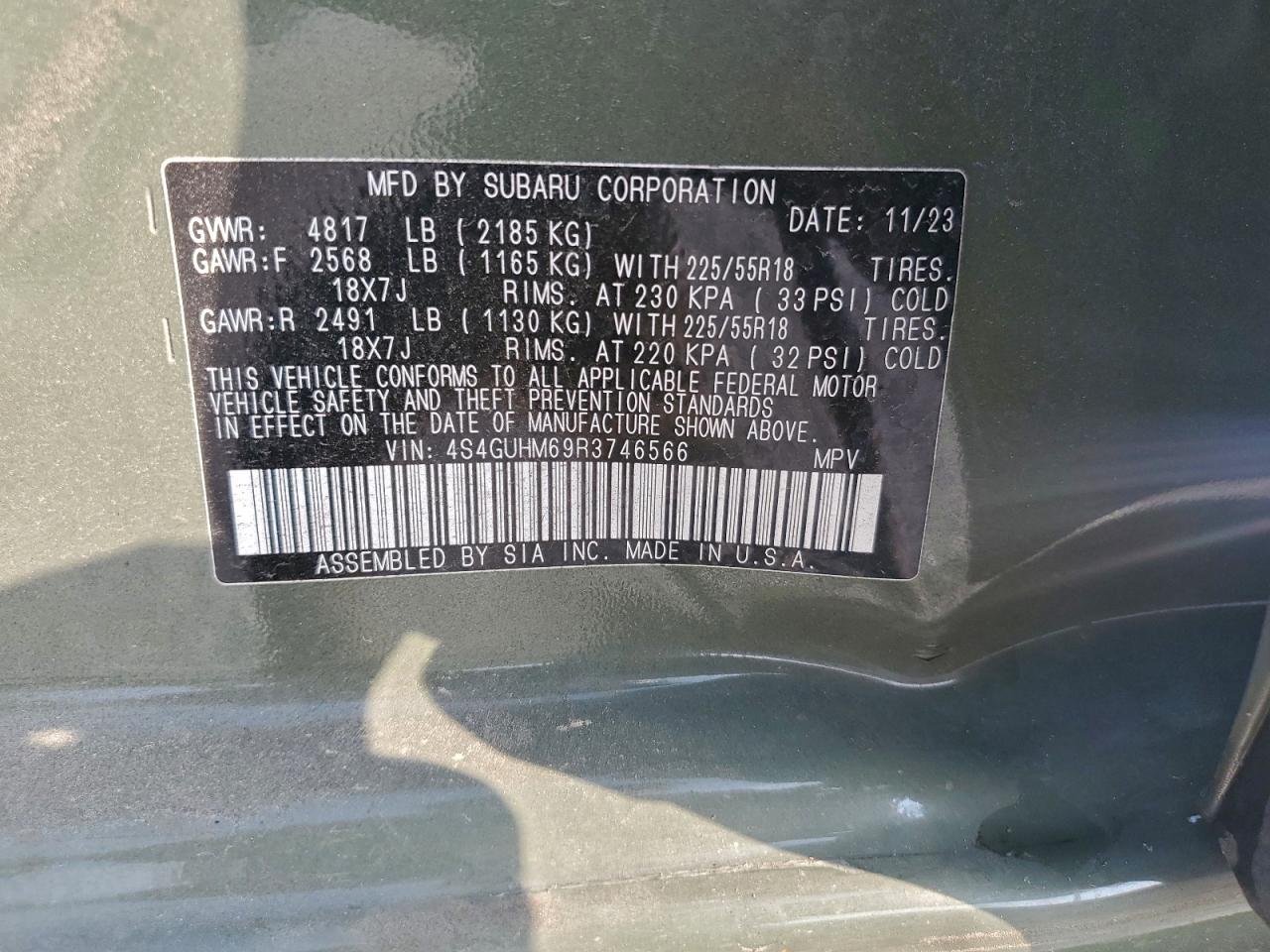 2024 SUBARU CROSSTREK LIMITED photo 12