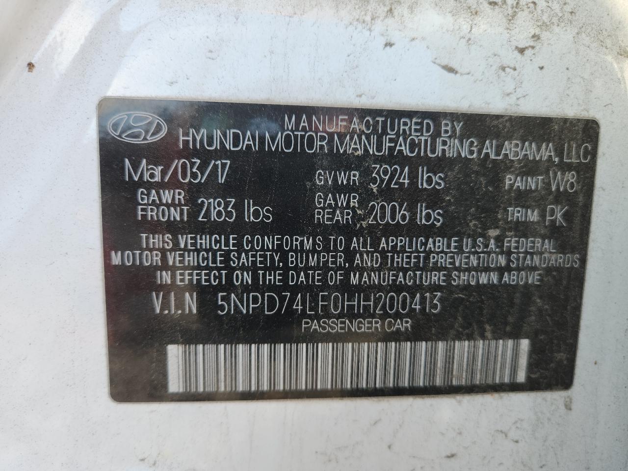 2017 HYUNDAI ELANTRA SE photo 23