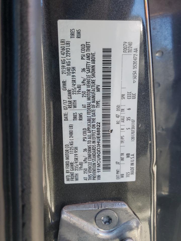 2017 FORD ESCAPE SE photo 12