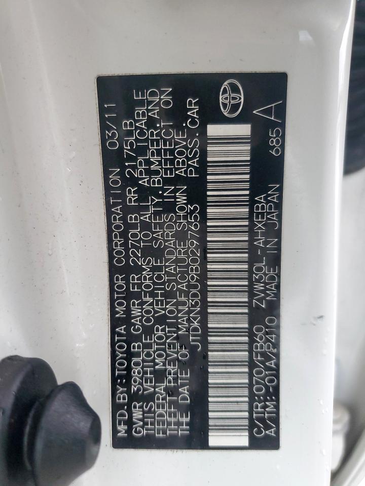 2011 TOYOTA PRIUS photo 34