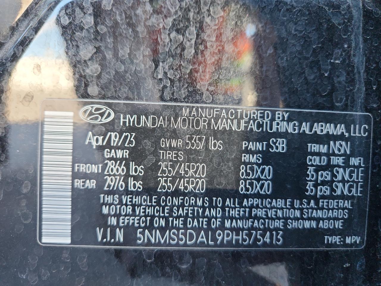 2023 HYUNDAI SANTA FE CALLIGRAPHY photo 27