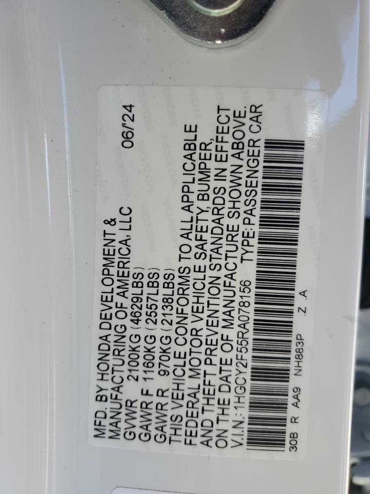 2024 HONDA ACCORD HYBRID SPORT photo 13