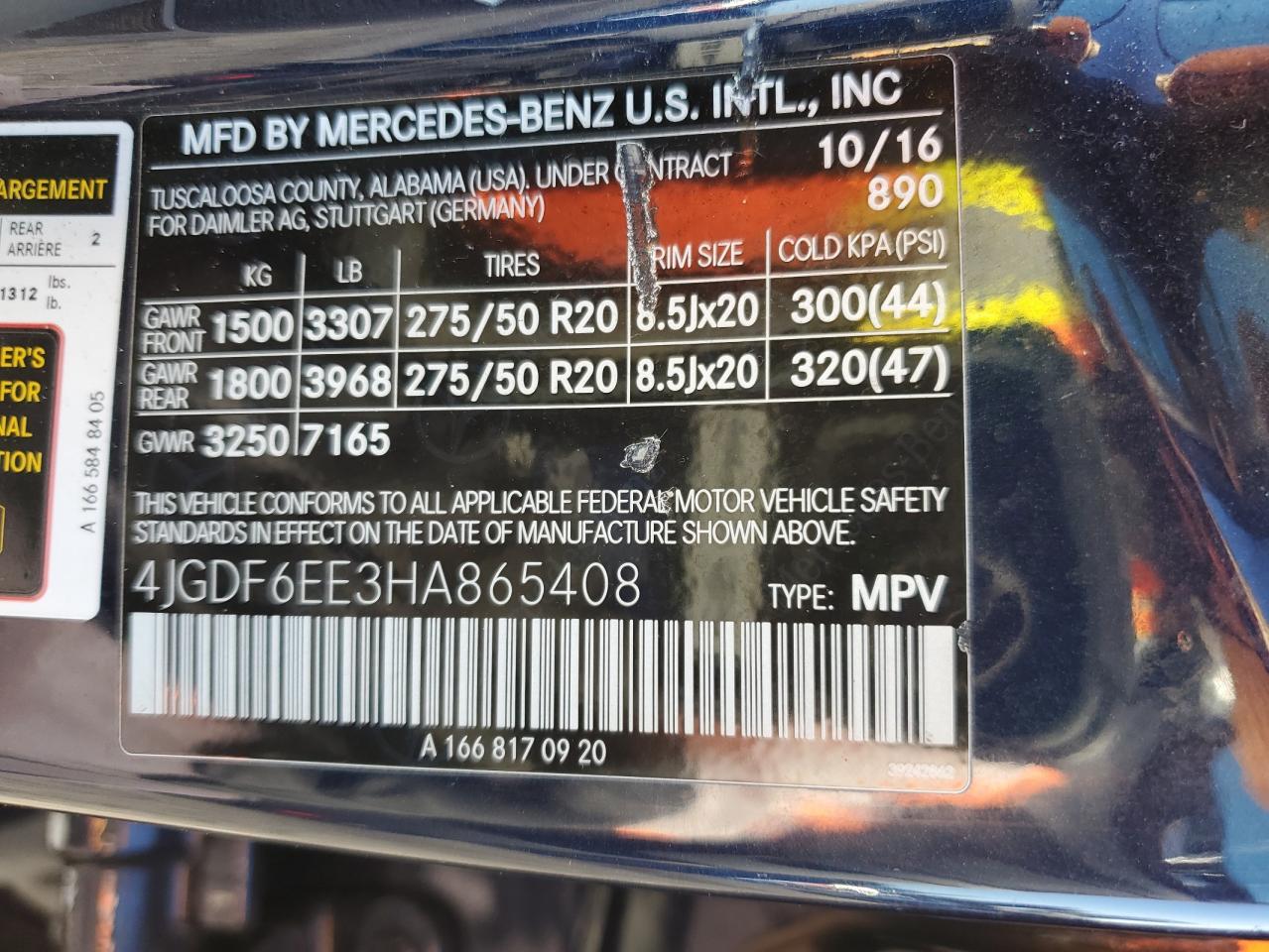 2017 MERCEDES-BENZ GLS 450 4MATIC photo 13