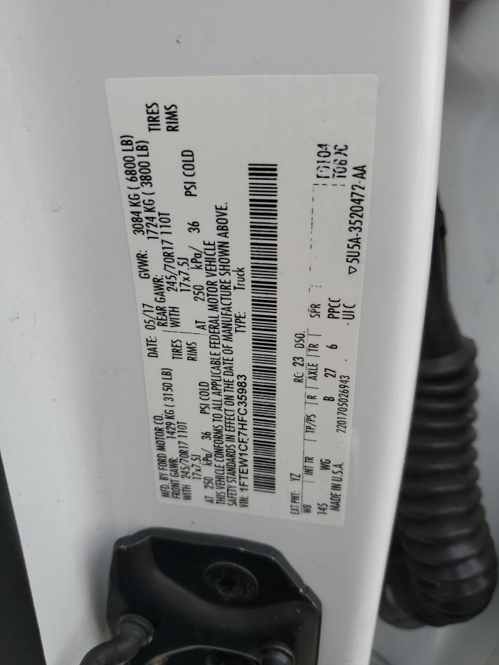 2017 FORD F150 SUPERCREW photo 23