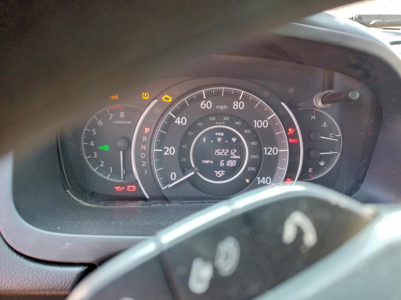 2012 HONDA CR-V LX photo 9