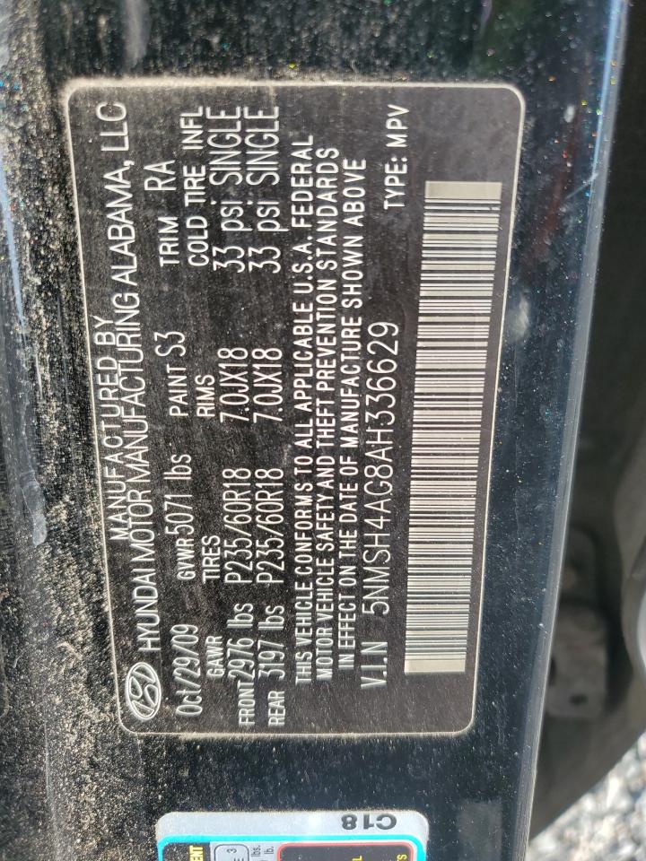 2010 HYUNDAI SANTA FE SE photo 37