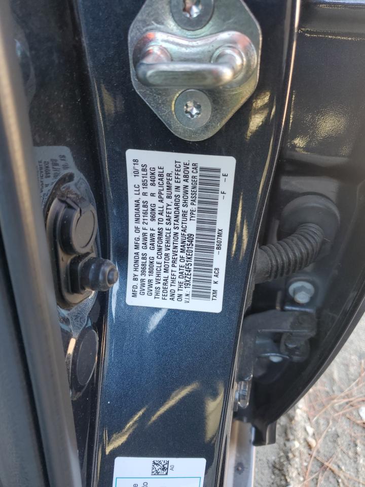 2019 HONDA INSIGHT EX photo 12