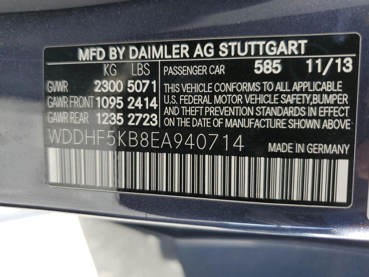 2014 MERCEDES-BENZ E 350 photo 10