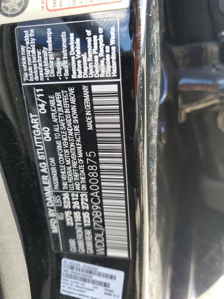2012 MERCEDES-BENZ CLS 550 photo 12