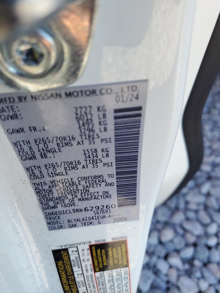 2024 NISSAN FRONTIER S photo 23