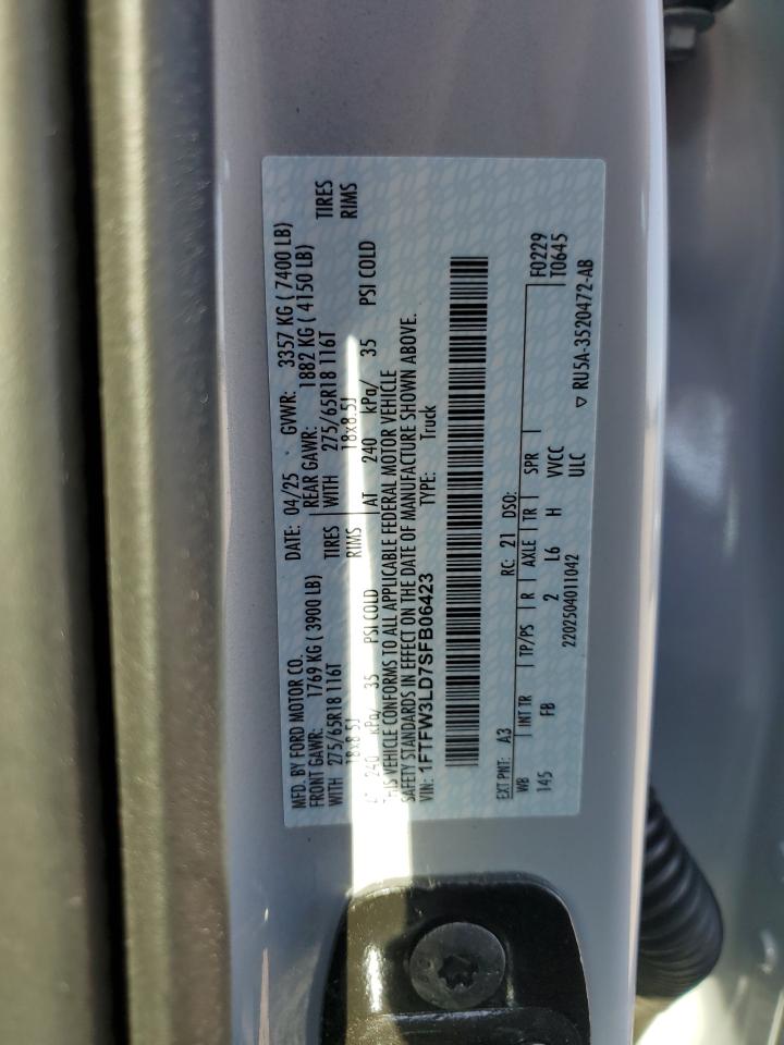 2025 FORD F150 XLT photo 12