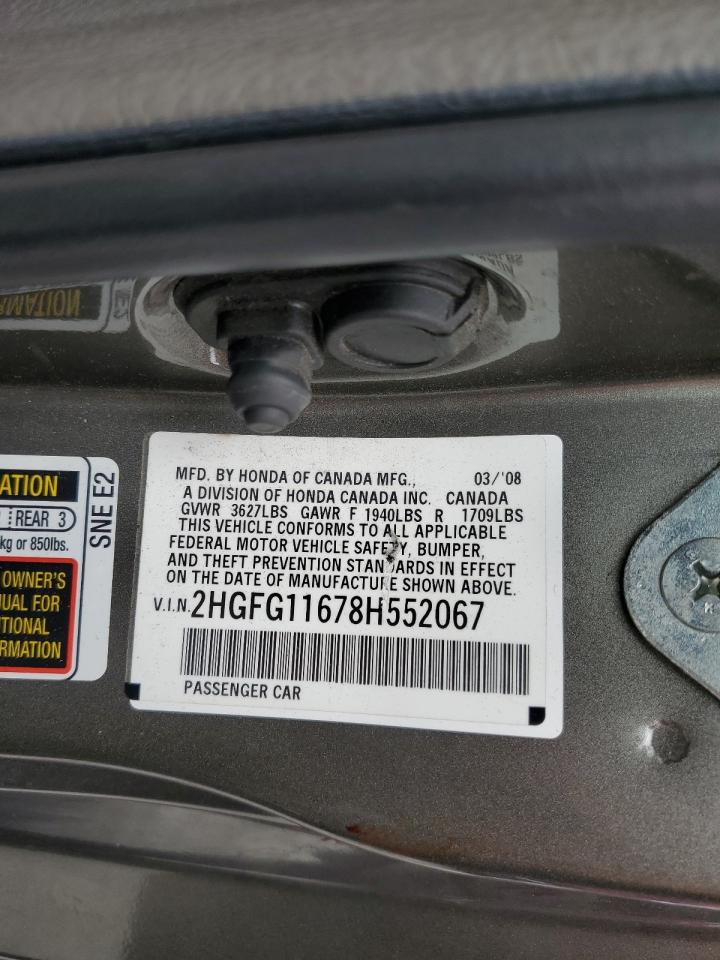 2008 HONDA CIVIC LX photo 12